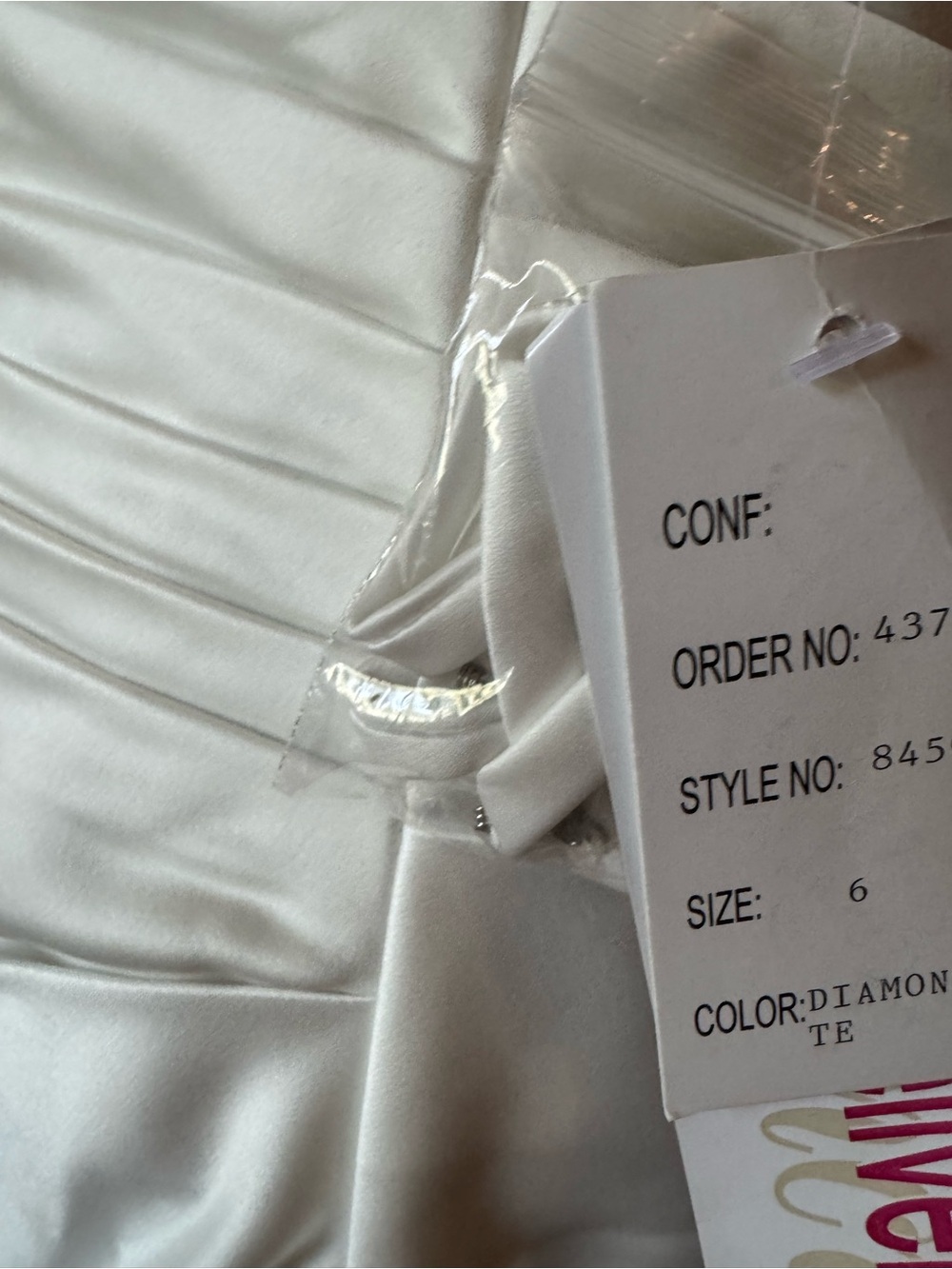 NWT Size 6 Wedding Gown Bridal Gown Wedding Dress - Picture 10 of 11
